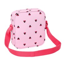 Shoulder Bag Minnie Mouse Naive Pink 16 x 18 x 4 cm