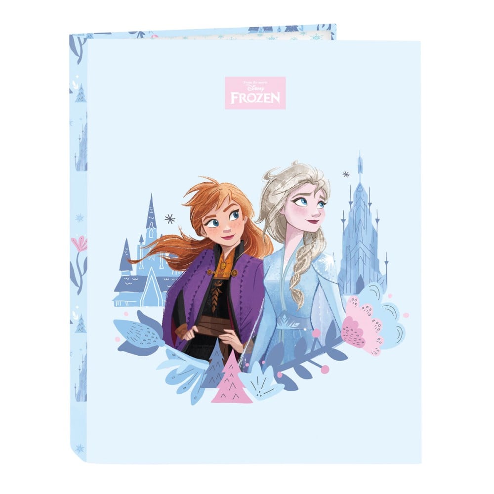 Ring binder Frozen Ice magic Blue A4 26.5 x 33 x 4 cm