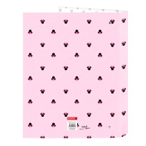 Ring binder Minnie Mouse Naive Pink A4 26.5 x 33 x 4 cm