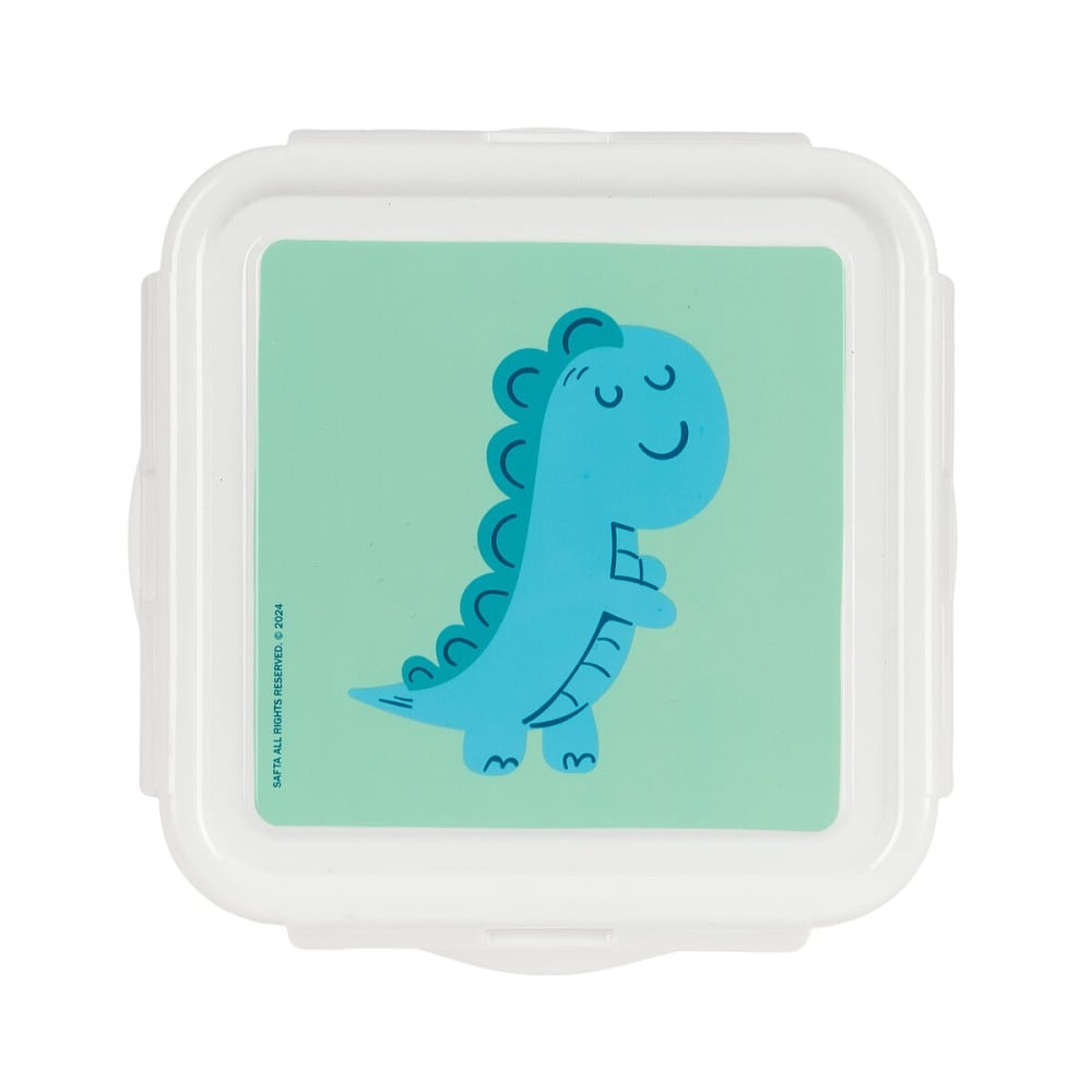 Lunch box Safta Dino Green 13 x 7.5 x 13 cm