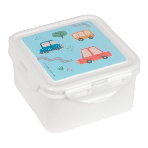 Lunch box Safta Coches Blue 13 x 7.5 x 13 cm