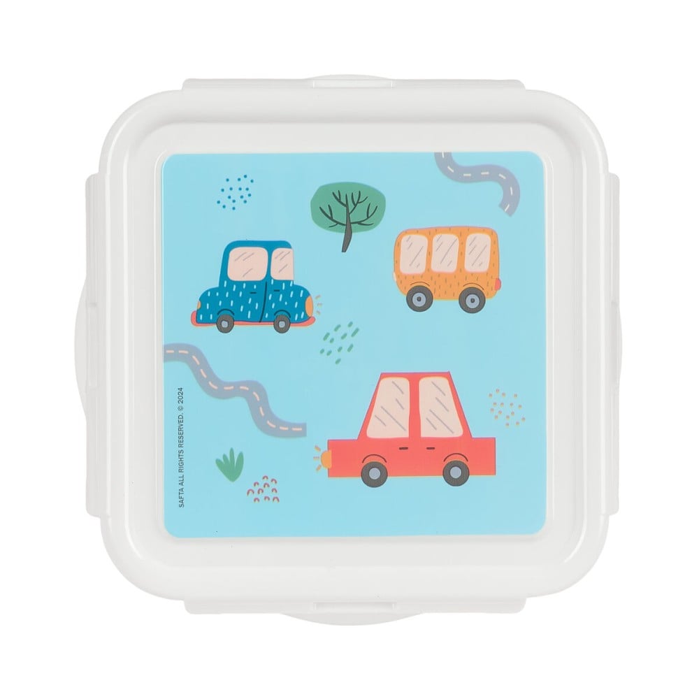 Lunch box Safta Coches Blue 13 x 7.5 x 13 cm