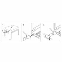 Câble de sécurité Ewent EW1242 EW1242 1,5 m 1,5 m