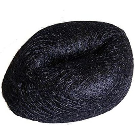 Doughnut Hair Bun Eurostil Relleno Moño Black