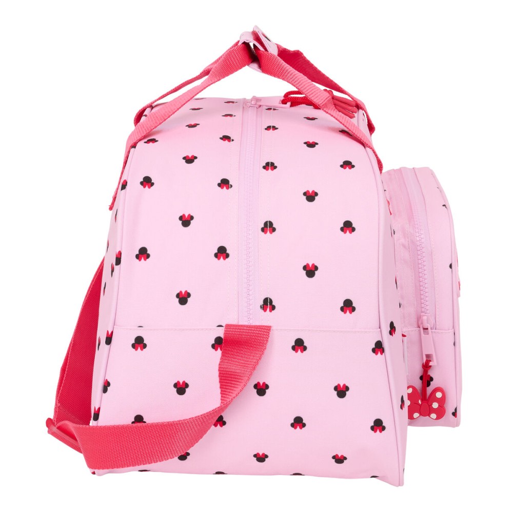 Sac de sport Minnie Mouse Naive Rose 40 x 24 x 23 cm