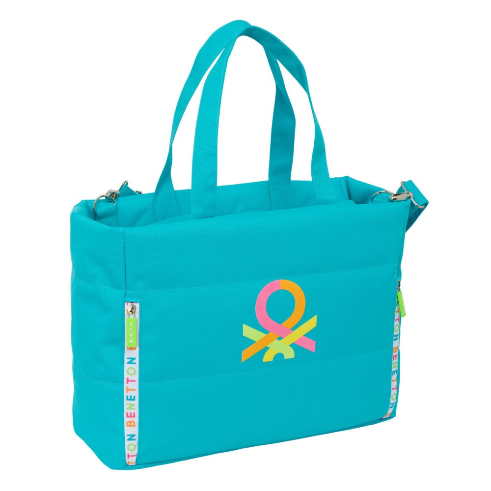 Housse pour ordinateur portable Benetton Summer Bleu 40 x 31 x 17 cm