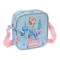 Sac à Bandoulière Frozen Ice magic Bleu 16 x 18 x 4 cm