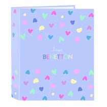 Ring binder Benetton Lila Lilac A4 27 x 33 x 6 cm