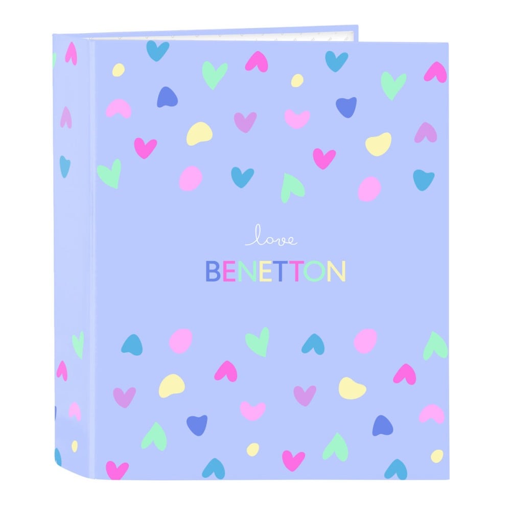 Ring binder Benetton Lila Lilac A4 27 x 33 x 6 cm