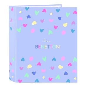 Ring binder Benetton Lila Lilac A4 27 x 33 x 6 cm