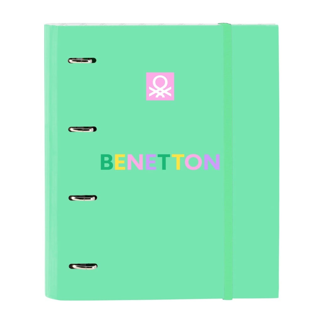 Reliure à anneaux Benetton Mint Vert 27 x 32 x 3.5 cm