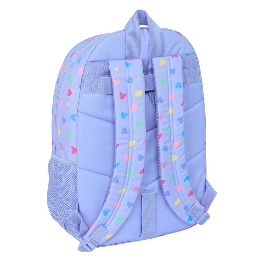 Cartable Benetton Lila Lila 30 x 46 x 14 cm