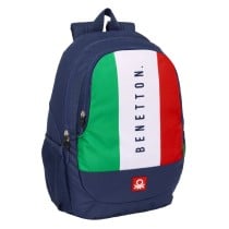 Cartable Benetton Flag Blue marine 32 x 44 x 16 cm