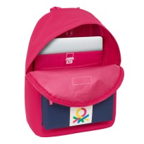 Laptoptasche Benetton benetton Cerise Marineblau 31 x 41 x 16 cm