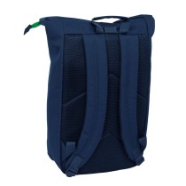 Laptop Backpack Benetton Green Navy Blue 28 x 42 x 13 cm