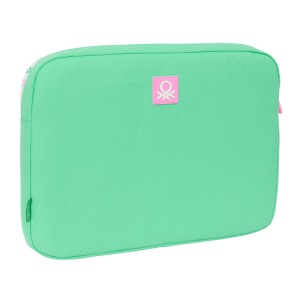 Laptop Hülle Benetton Mint grün 15,6'' 39,5 x 27,5 x 3,5 cm