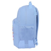 Schulrucksack Smiley Joyful Blau Bunt 32 x 42 x 15 cm