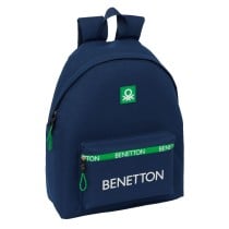 Cartable Benetton Green Blue marine 33 x 42 x 15 cm