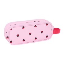 Zweifaches Mehrzweck-Etui Minnie Mouse Naive Rosa 21 x 8 x 6 cm