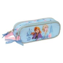 Trousse Fourre-Tout Double Frozen Ice magic Bleu clair 21 x 8 x 6 cm