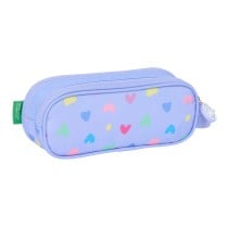 Double Carry-all Benetton Lila Lilac 21 x 8 x 6 cm