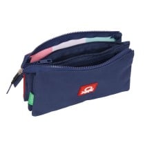 Dreifaches Mehrzweck-Etui Benetton Flag Marineblau 22 x 12 x 3 cm