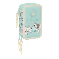 School Case with Accessories Disney Blue 12,5 x 19,5 x 5,5 cm 37 Pieces