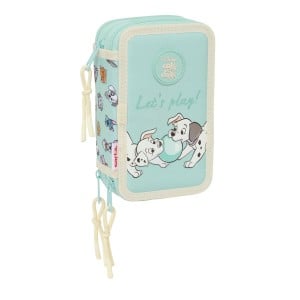 Trousse Scolaire avec Accessoires Disney Bleu 12,5 x 19,5 x 5,5 cm 37 Pièces