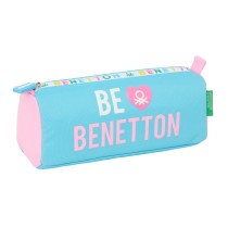 Holdall Benetton Unique Pink Turquoise 21 x 8 x 7 cm