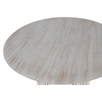 Dining Table Home ESPRIT White Mindi wood 150 x 150 x 75 cm