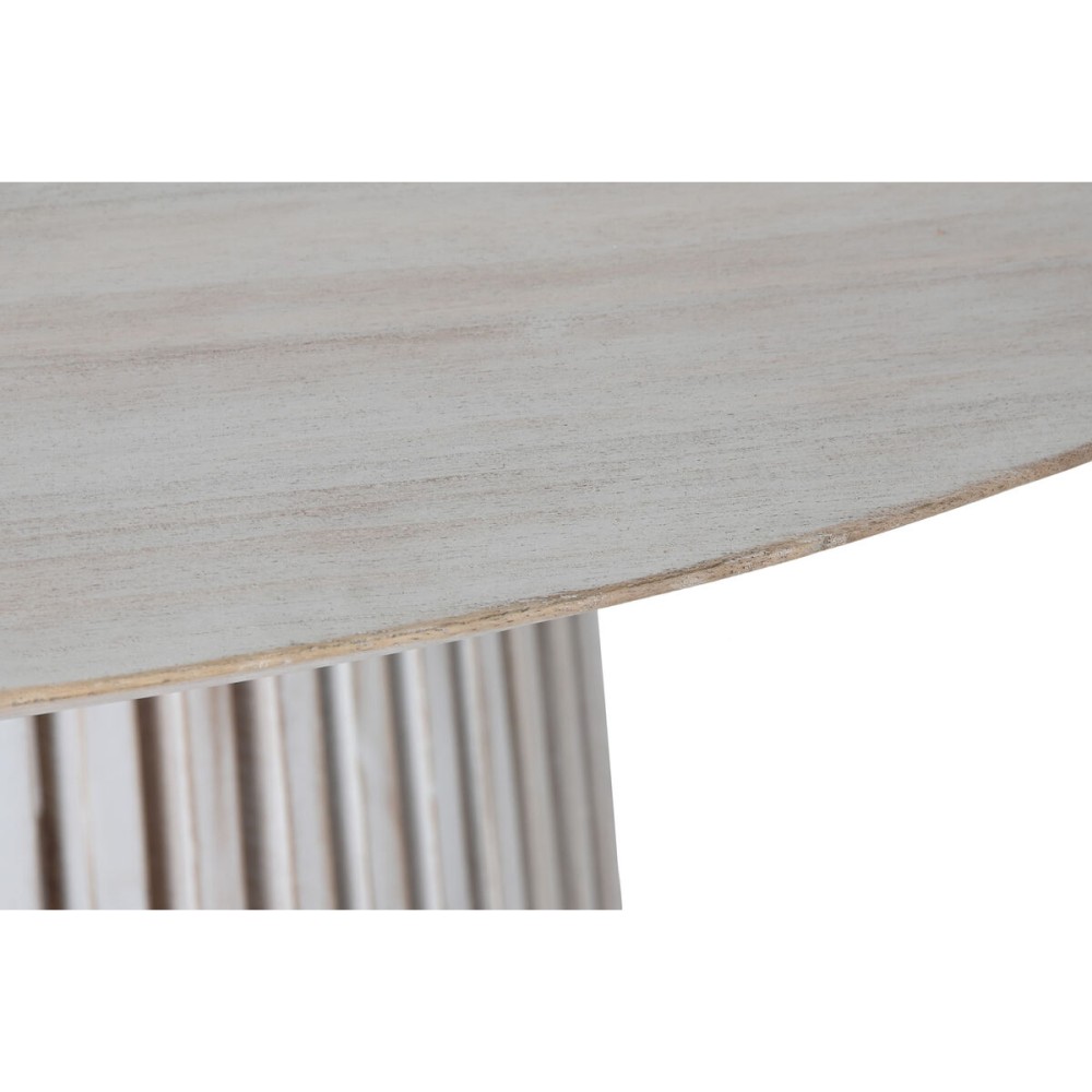 Table de Salle à Manger Home ESPRIT Blanc bois mindi 150 x 150 x 75 cm