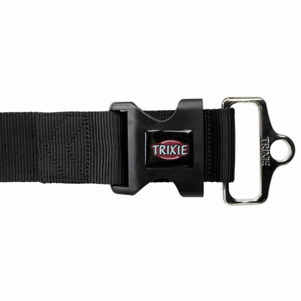 Dog collar Trixie New Premium Black M/L 40-60 cm