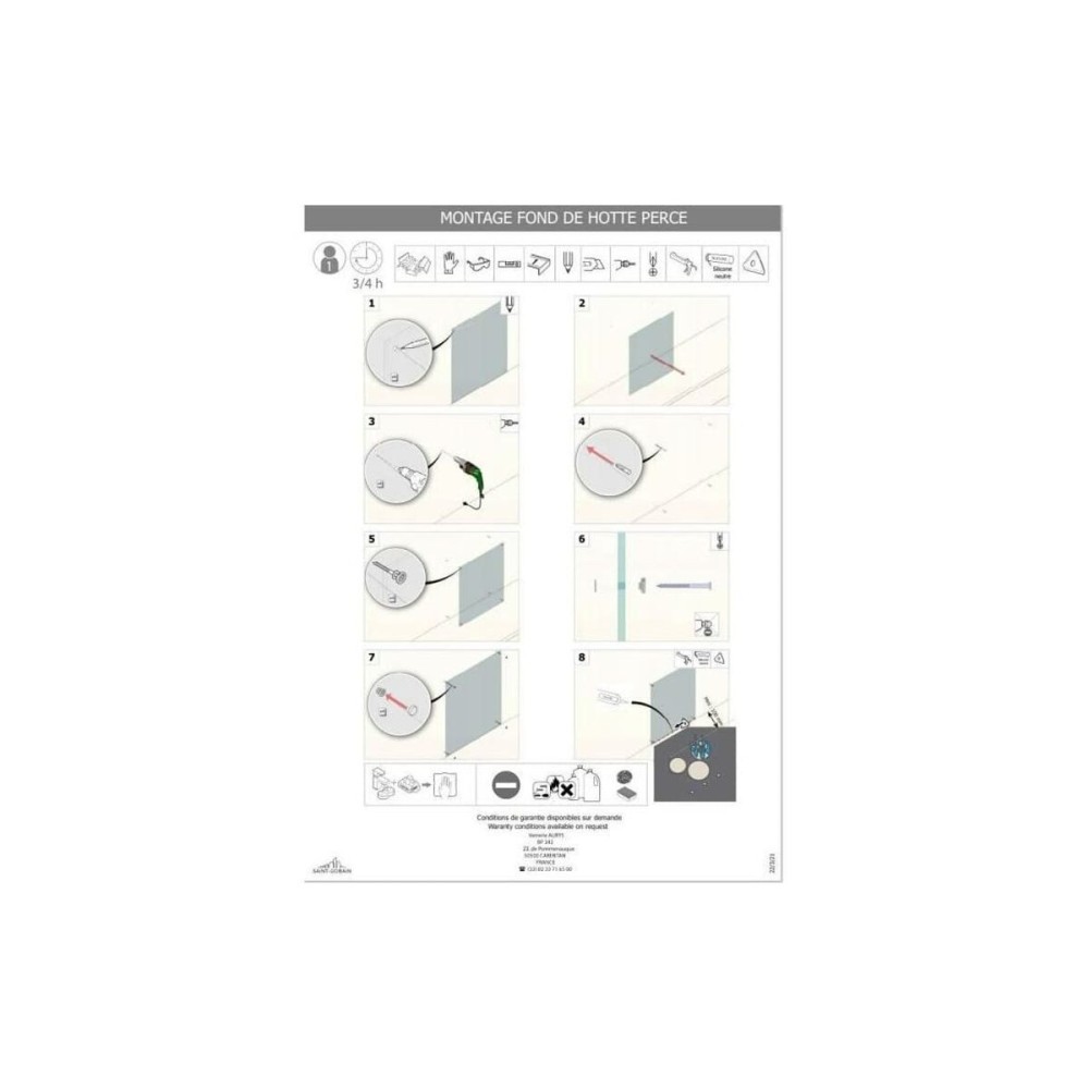 Protector Saint-Gobain Crystal Wall mounting