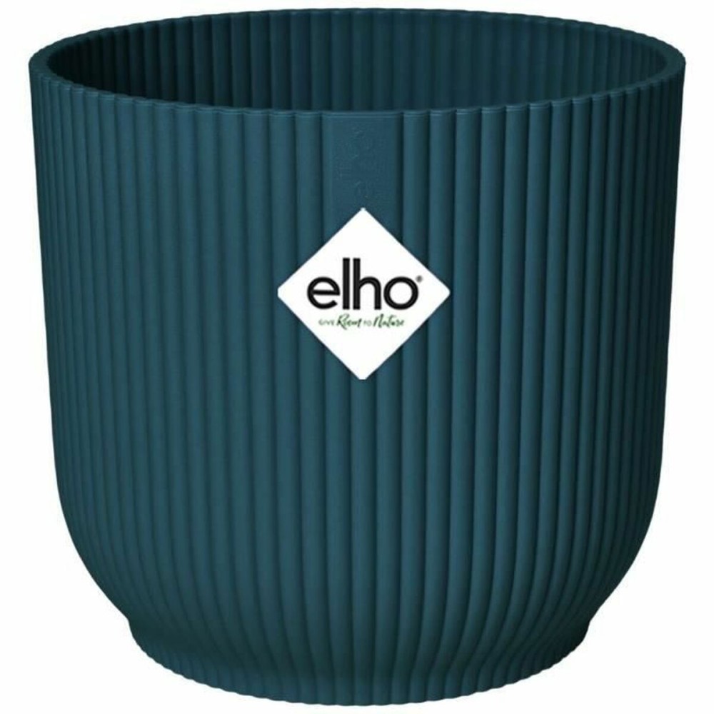 Plant pot Elho   Ø 22 cm Circular Dark blue Plastic