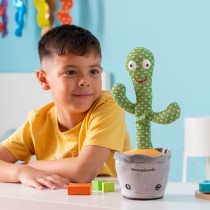 Rechargeable Dancing and Talking Cactus with Music and Multicoloured LED Pinxi InnovaGoods