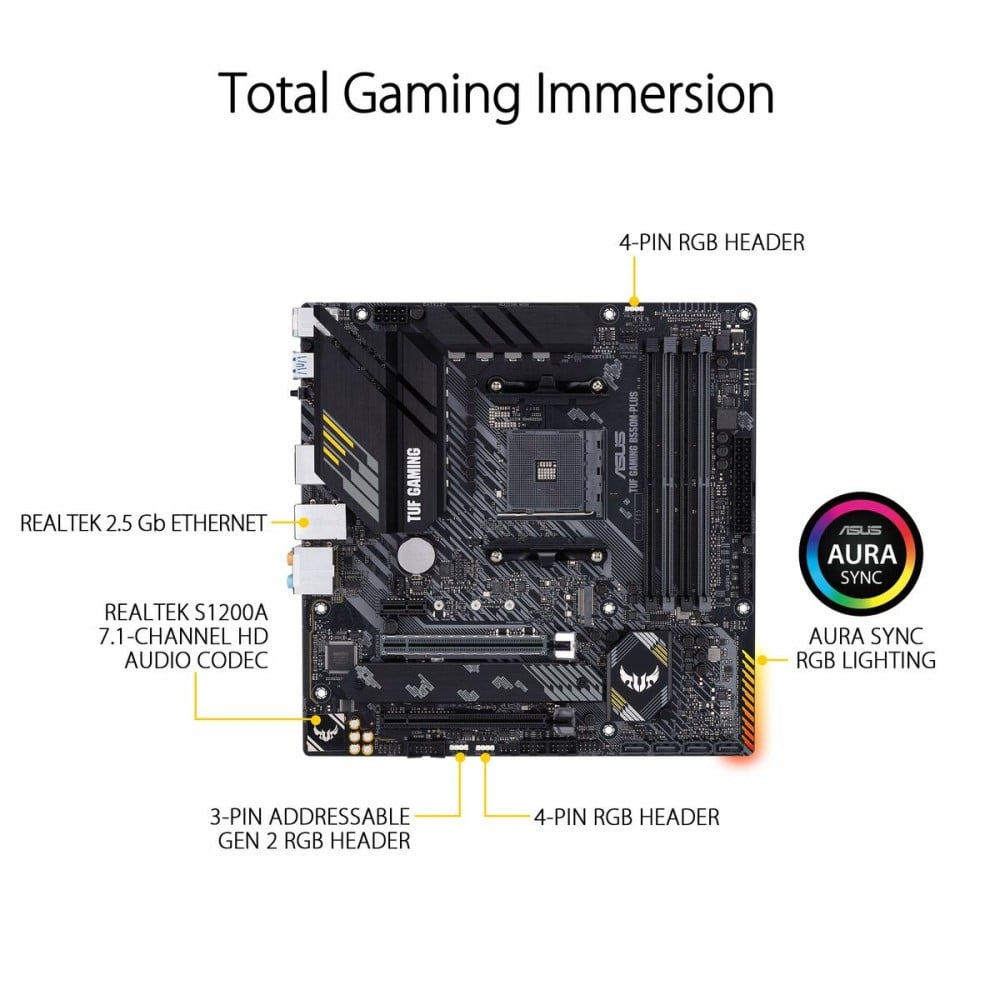 Motherboard Asus TUF GAMING B550M-PLUS AMD B550