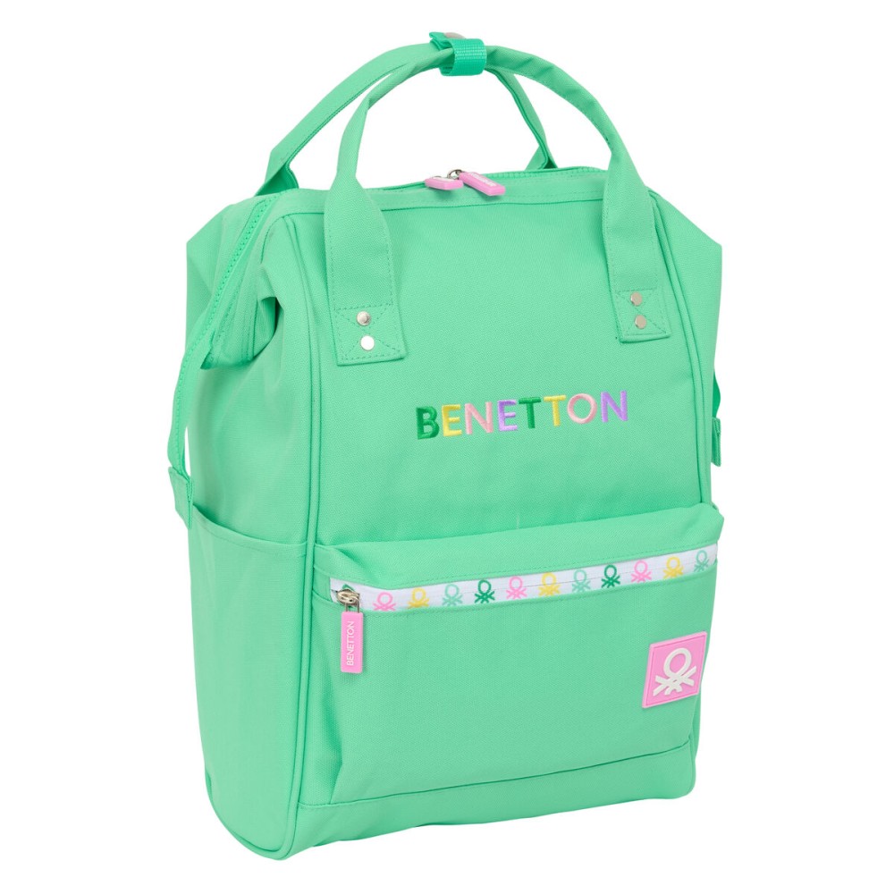 Lässiger Rucksack Benetton benetton grün