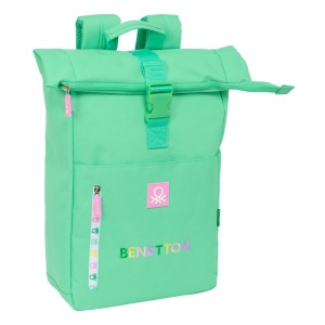 Lässiger Rucksack Benetton Mint grün