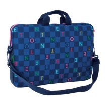 Laptop Case Benetton Damero Navy Blue 40 x 27 x 4 cm