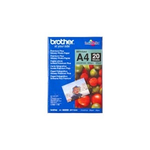 Papier Photo Glacé Brother BP71GA4 A4 20 Volets