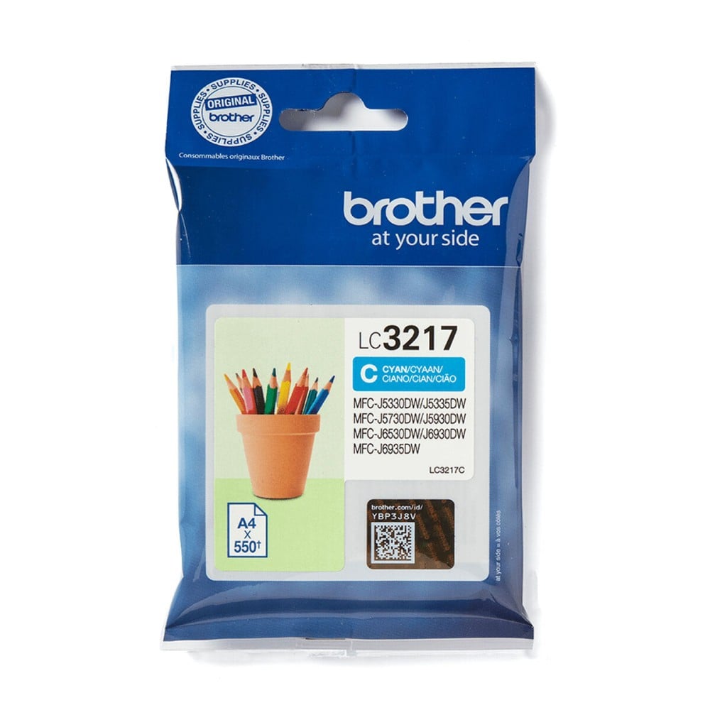 Cartouche d'encre originale Brother LC-3217C Cyan