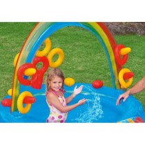 Aufblasbares Planschbecken für Kinder Intex   Spielplatz Regenbogen 297 x 135 x 193 cm 381 L