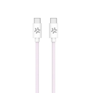 USB-C-Kabel Celly USBCUSBCCOTTPK Rosa 1,5 m