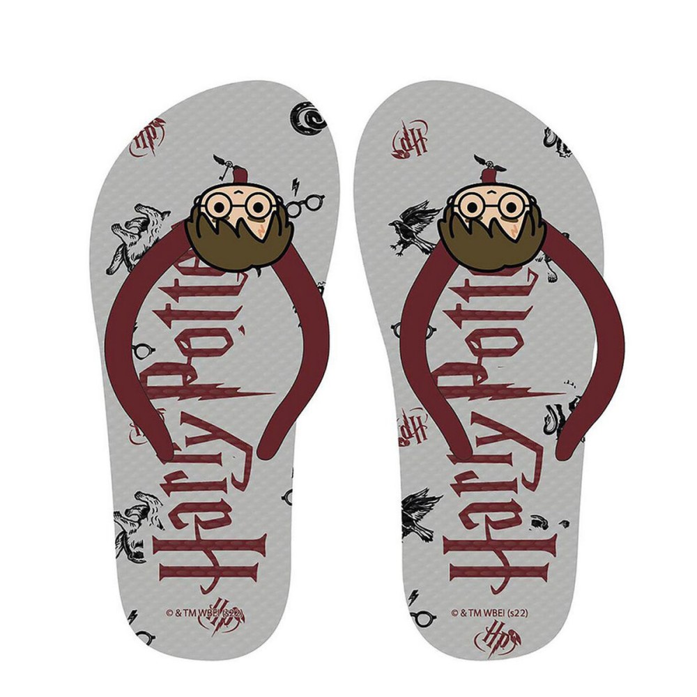 Flip Flops für Kinder Harry Potter Grau