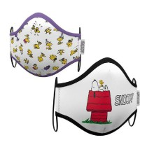 Masque en tissu hygiénique réutilisable Snoopy Adulte (2 uds)