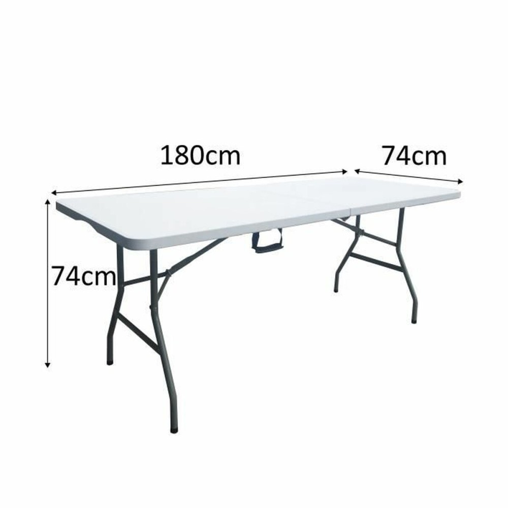 Folding Table Metal Plastic 180 x 75 x 74 cm