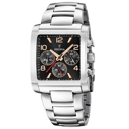 Montre Homme Festina F20652/4 Noir Argenté