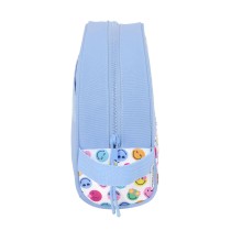 Reise-Toilettentasche Smiley Joyful Bunt Hellblau Wiederverwertbar 28 x 18 x 10 cm