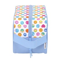 Travel Slipper Holder Smiley Joyful Multicolour Light Blue 29 x 15 x 14 cm