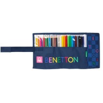 Allzwecktasche Benetton Damero Marineblau 7 x 20 x 7 cm 27 Stücke